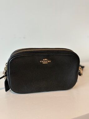 Sac bandoulière Coach noir en cuir